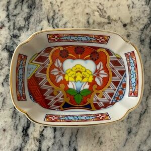 Sakura Vtg porcelain Dish